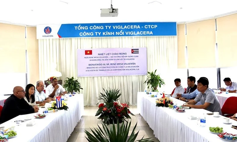 Cuba “mở rộng” cửa chào đón Viglacera