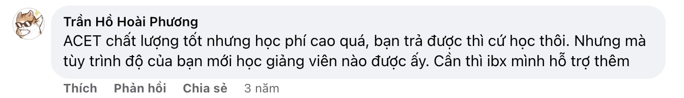 Review về ACET