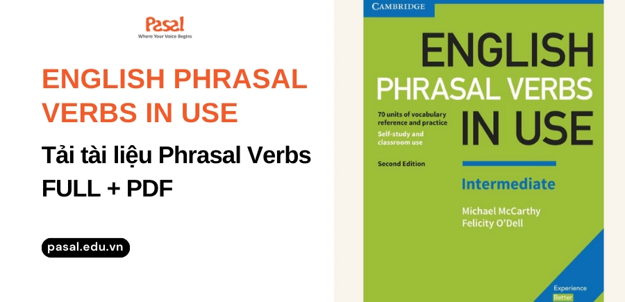 Tải tài liệu Phrasal Verbs PDF – sách English Phrasal Verbs in Use