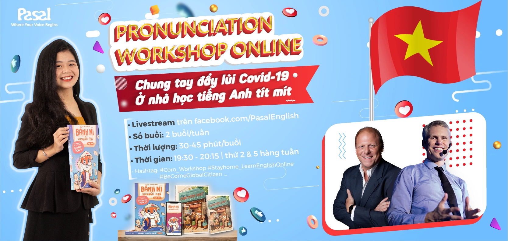 Pronunciation Workshop Online: Chinh phục mùa dịch từ 10 buổi học miễn phí