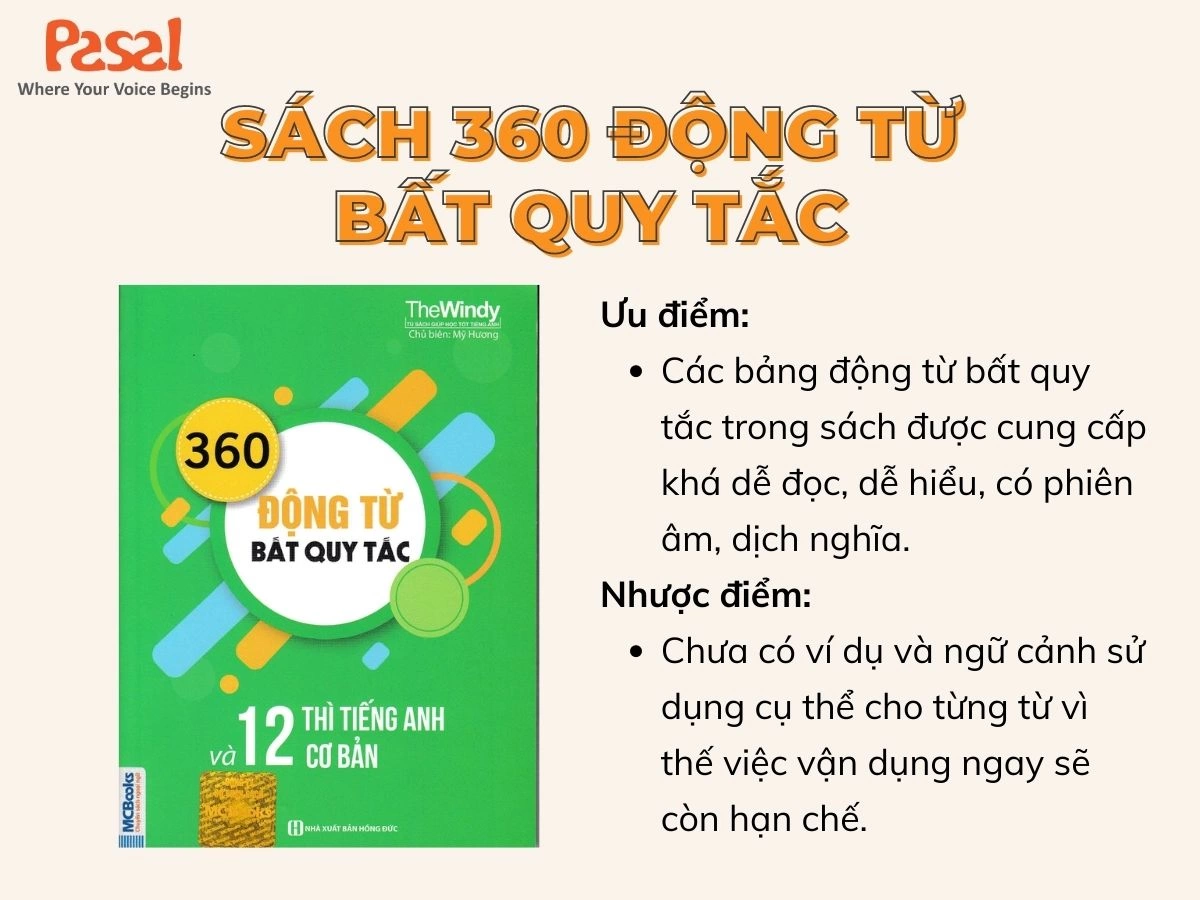 Sách 360 động từ bất quy tắc