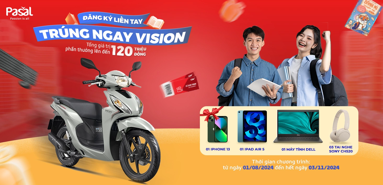 ĐĂNG KÝ HỌC LIỀN TAY – TRÚNG NGAY VISION