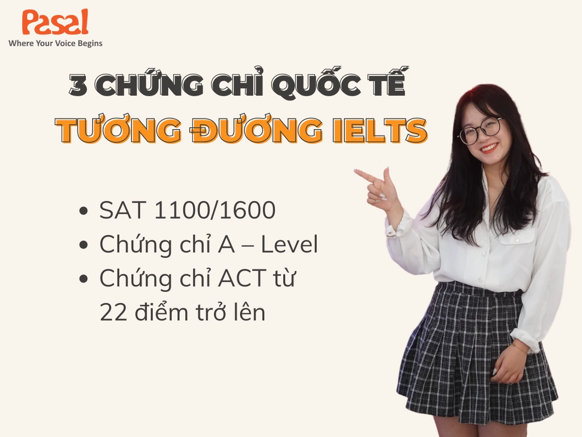 Chứng chỉ quốc tế tương đương IELTS