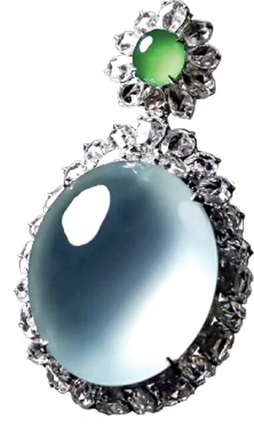 Icy Jadeite Pendant