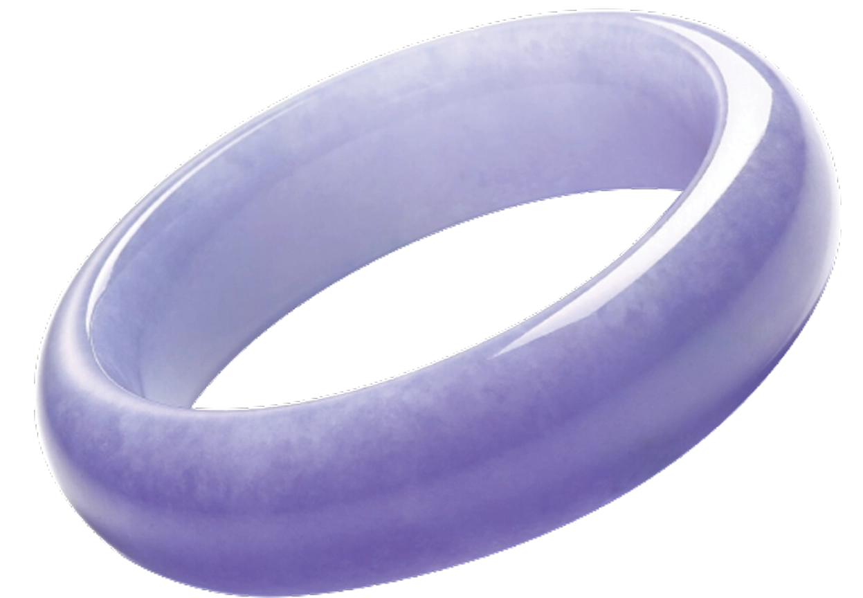 Lavender Jade Bangle